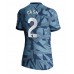 Maillot de foot Aston Villa Matty Cash #2 Troisième vêtements Femmes 2023-24 Manches Courtes